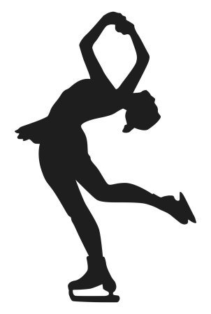 Силуэт фигуристки