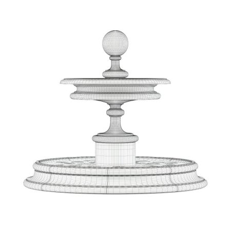 Фонтан 3d модель