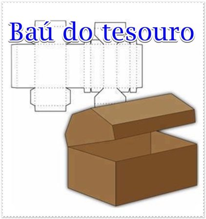 Коробка сундучок из картона