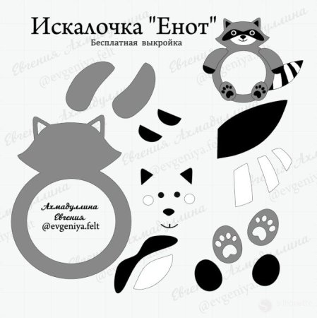 Маска тигра паперкрафт схема