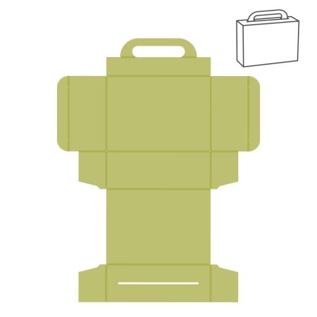 Чемодан развертка