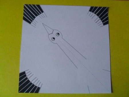 Аист поделка из бумаги