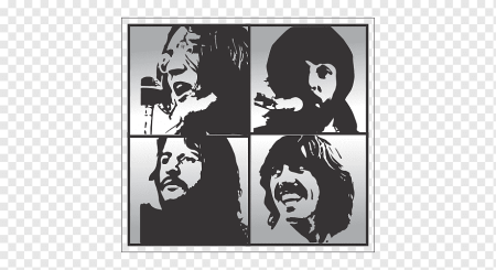 Beatles трафарет