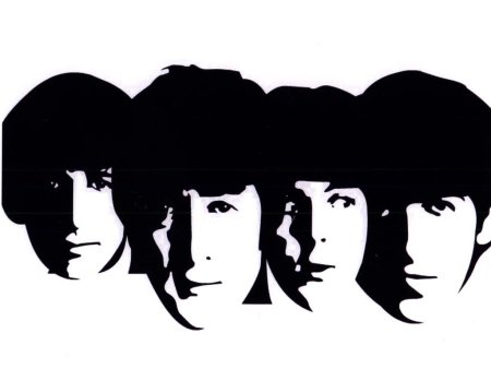 The Beatles силуэты