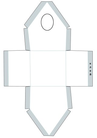 Скворечник из картона