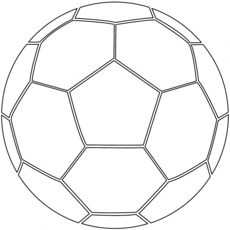 Трафареты футбольного мяча из бумаги (44 фото)