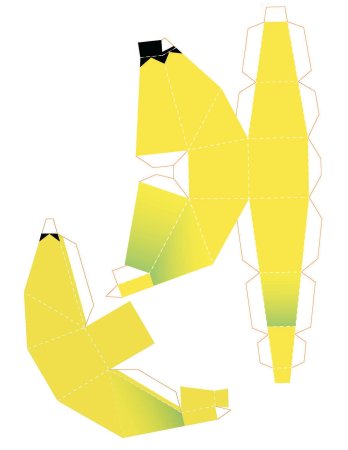 Объемные фрукты из бумаги