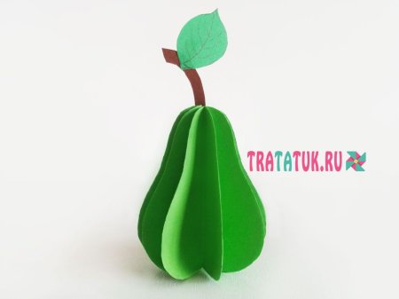 Поделки фрукты из бумаги