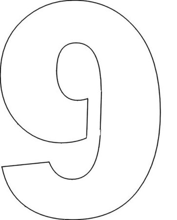 Трафареты цифр для вырезания