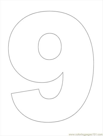 Цифра 6 трафарет для вырезания