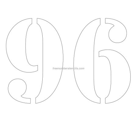 Цифра 9 трафарет для вырезания