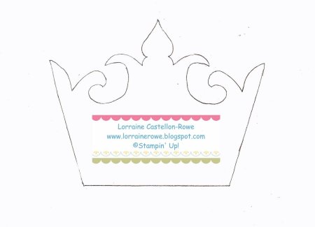 Корона королевы шаблон