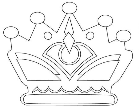 Корона трафарет