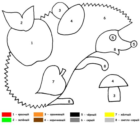 Аппликация по шаблону