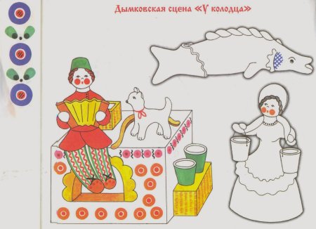 Образцы дымковской игрушки