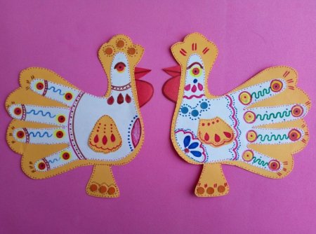 Петушок Дымковская игрушка старшая группа