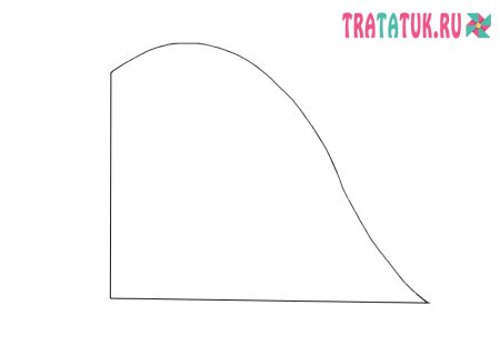 Трафарет листьев гофрированных