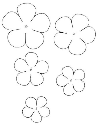 Трафарет яблоневые цветы