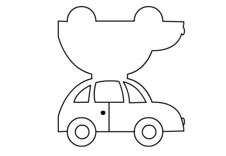 Aппликация "машинки"