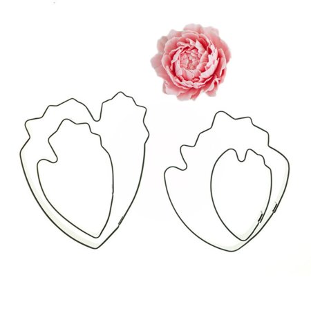 Трафарет "пионы"