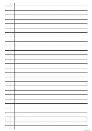 Зебра Линовка а4