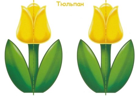 Трафарет лепестков