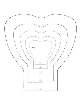 Лепестки для бумажных цветов