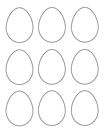 Яйцо шаблон