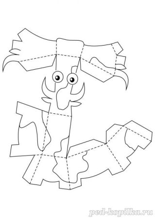 Раскрасить вырезать и склеить