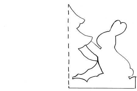 Симметричные фигуры для вырезания