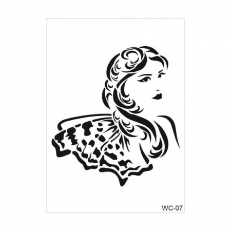 Вытынанка девушка