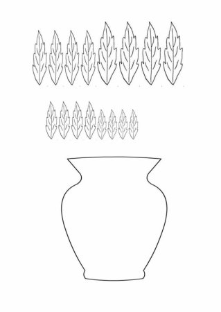 Ваза для аппликации