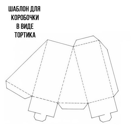 Объемная коробочка из бумаги