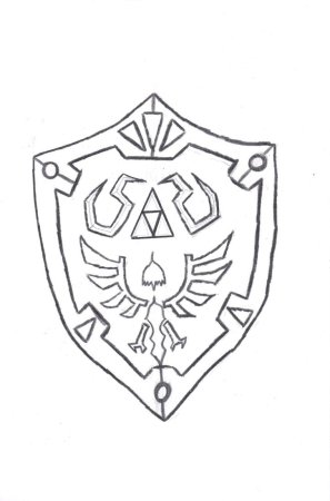 Щит раскраска