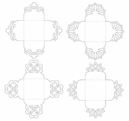 Коробочки для вырезания