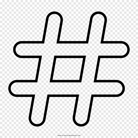 Хештег знак