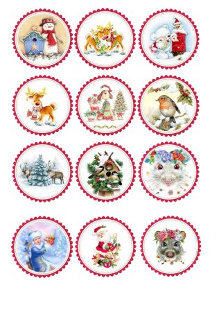 Сахарная печать для капкейков