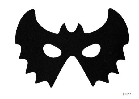 Маска для Хэллоуина летучая мышь
