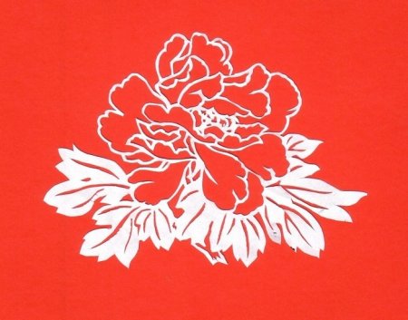 Трафарет цветов для вырезания