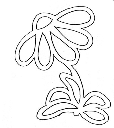 Вытынанки на окна цветы