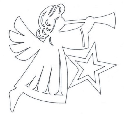 Трафареты на окна новогодние