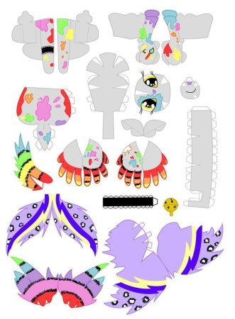 Паперкрафт my little Pony