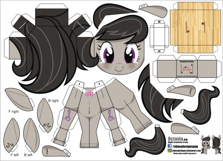 Паперкрафт my little Pony