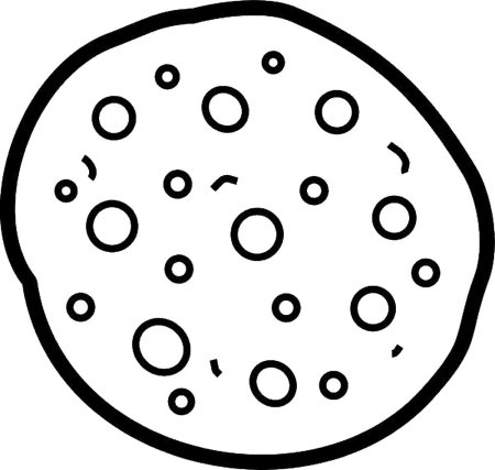 Блинчики раскраска