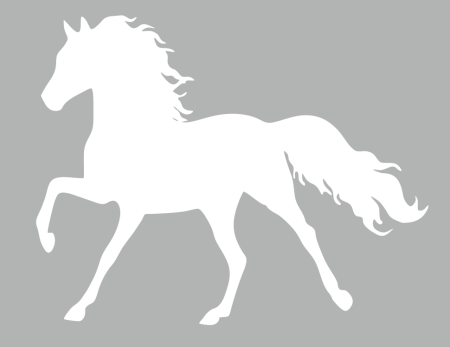 Трафарет лошади
