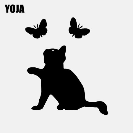 Трафарет кота на стену