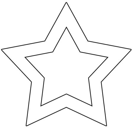Star трафарет