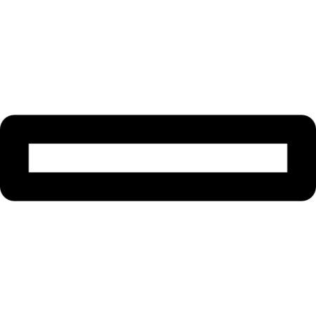 Знак минус трафарет