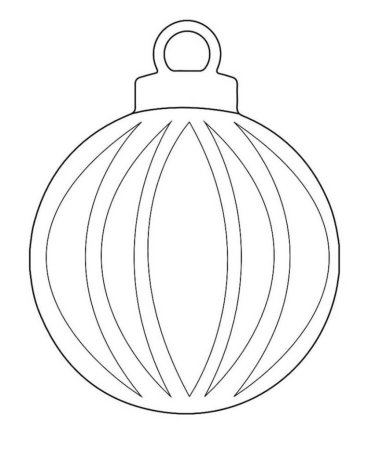 Елочные шары на окна трафареты