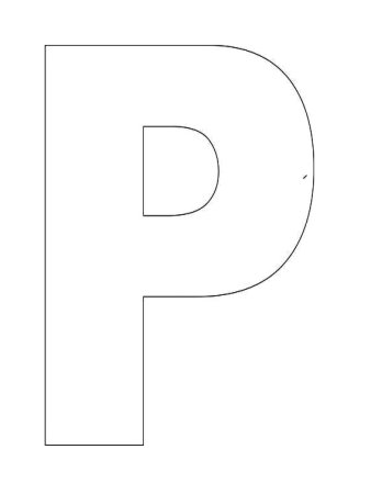 Трафареты буквы п для вырезания из бумаги (48 фото)